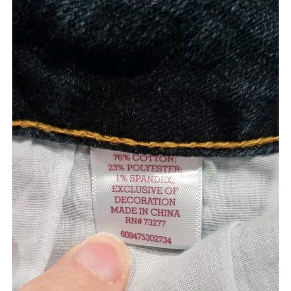 Authentic Heritage SO Jeans Juniors Size 13 Regular Skinny Straight Denim Blue - Picture 7 of 8